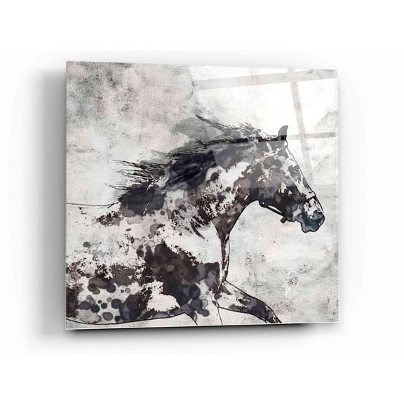 Epic Art 'Bay Horse 4' by Irena Orlov, Acrylic Glass Wall Art, 12"x12"