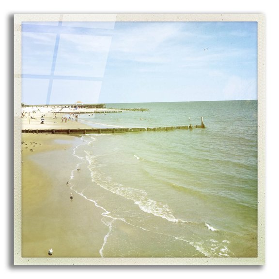 Epic Art 'Bay View 1' by Alicia Ludwig Acrylic Glass Wall Art, 12" x 12"