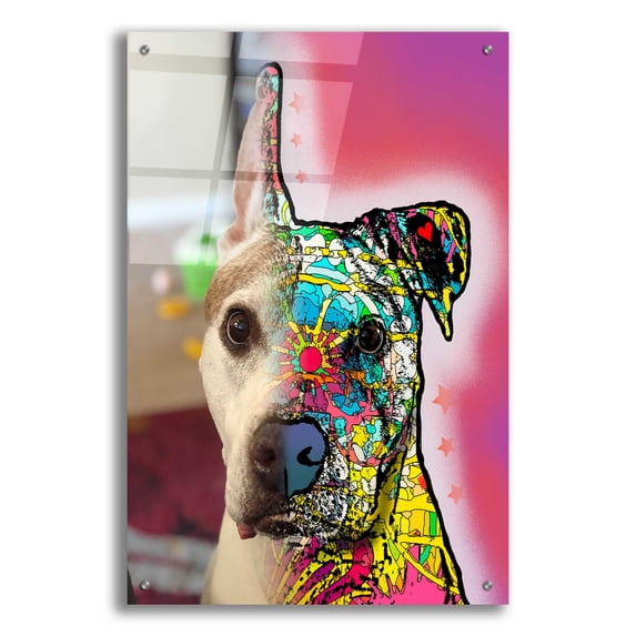 Epic Art 'Bea Lueck_Fin' by Dean Russo, Acrylic Glass Wall Art, 24"x36"