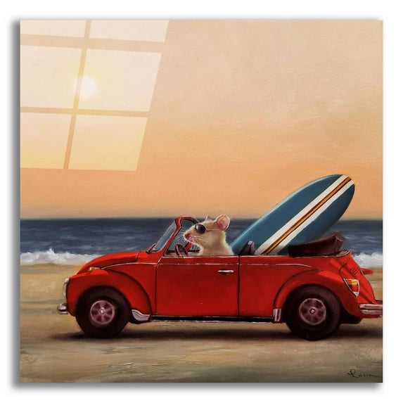 Epic Art 'Beach Bound' by Lucia Heffernan, 12"x12"