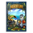 thumbnail image 1 of Epic Art 'Beach Life' by Flyland Designs, Acrylic Glass Wall Art, 12"x16", 1 of 8