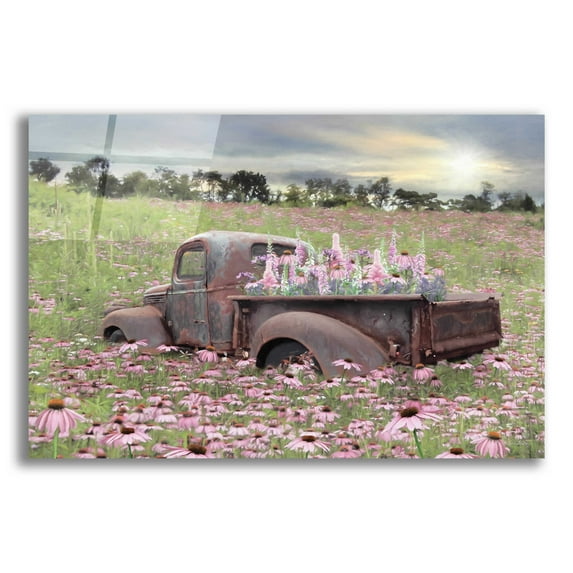 Epic Art 'Beauty and the Beast' by Lori Deiter Acrylic Glass Wall Art, 16"x12"