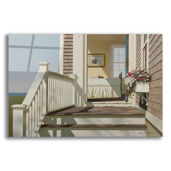 Epic Art 'Bedroom Cat' by Zhen-Huan Lu, Acrylic Glass Wall Art, 24"x16"