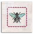 thumbnail image 1 of Epic Art 'Bee Stamp Bright by Courtney Prahl, Acrylic Glass Wall Art, 12"x12", 1 of 8