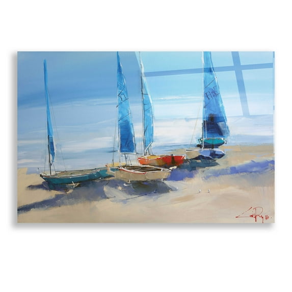 Epic Art 'Before The Sail' by Craig Trewin Penny, Acrylic Glass Wall Art, 24"x16"