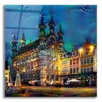 Epic Art 'Belgium Leuven Town Hall' by Pedro Gavidia, Acrylic Glass Wall Art, 12"x12"