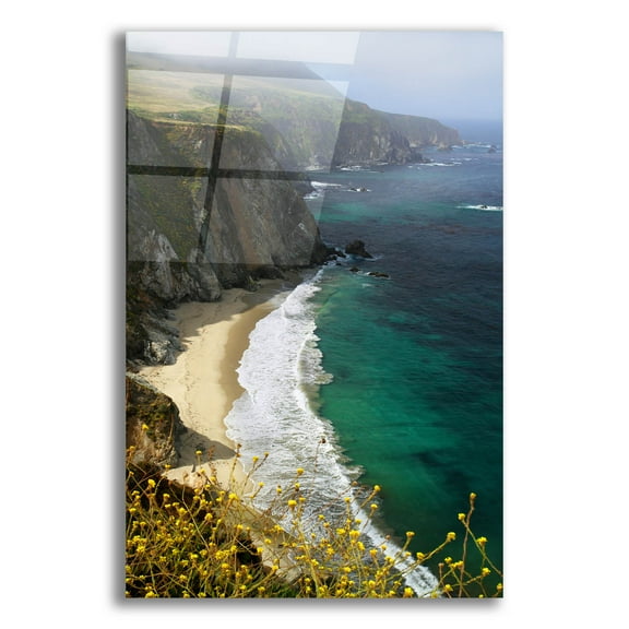 Epic Art 'Big Sur Coast' by Winthrope Hiers, Acrylic Glass Wall Art, 12"x16"