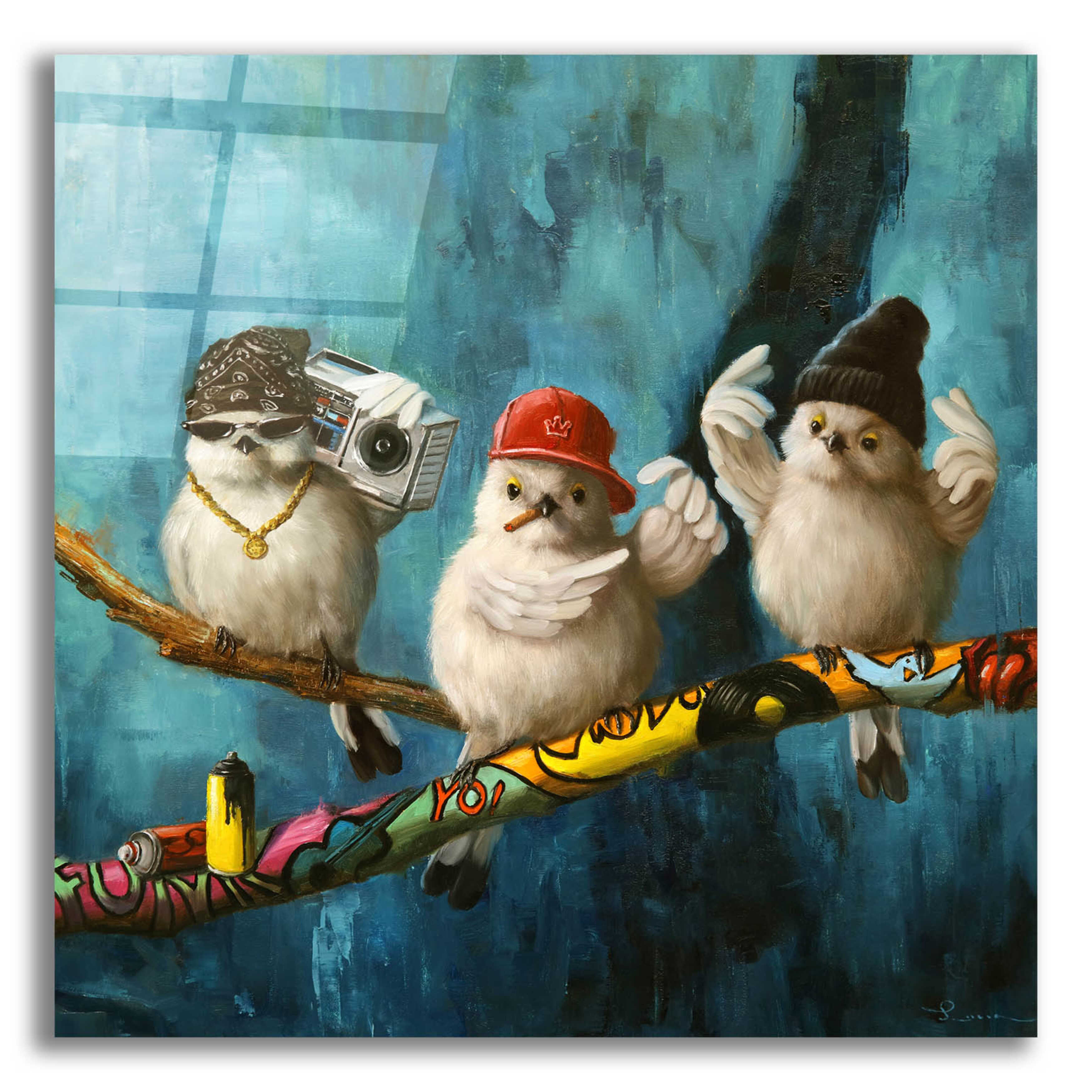 Epic Art 'Birdz in da Hood No. 2' by Lucia Heffernan, 36