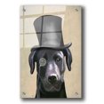 thumbnail image 1 of Epic Art 'Black Labrador, Formal Hound and Hat' by Fab Funky, Acrylic Glass Wall Art, 24"x36", 1 of 3