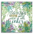 thumbnail image 1 of Epic Art 'Bless This Home Succulents' by Cindy Jacobs, Acrylic Glass Wall Art, 36"x36", 1 of 8