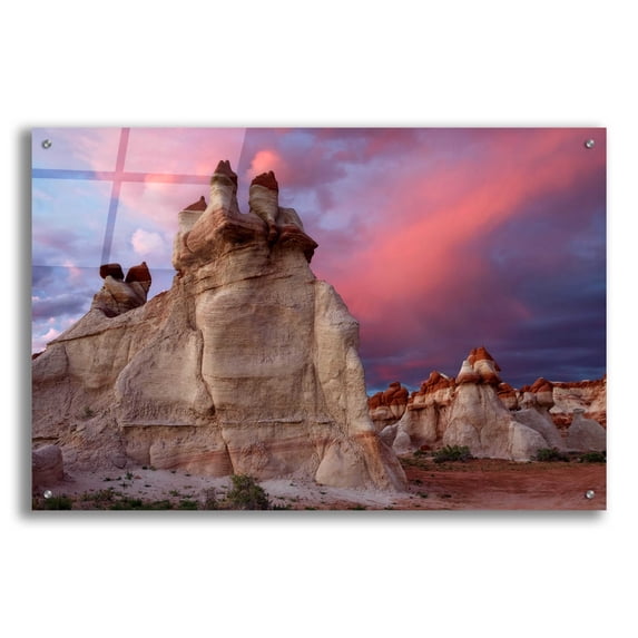 Epic Art 'Blue Canyon Dusk' by Mike Jones, Acrylic Glass Wall Art, 36"x24"