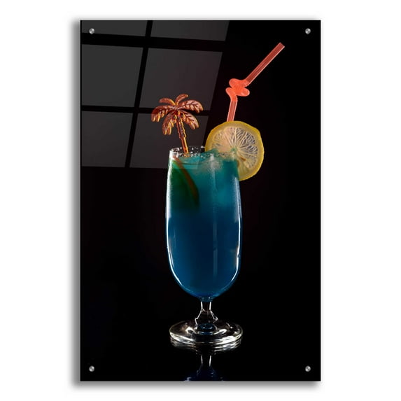 Epic Art 'Blue Lagoon' by Epic Portfolio, Acrylic Glass Wall Art, 24"x36"