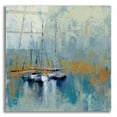 thumbnail image 1 of Epic Art 'Boats in the Harbor III' by Silvia Vassileva, Acrylic Glass Wall Art, 12"x12", 1 of 13