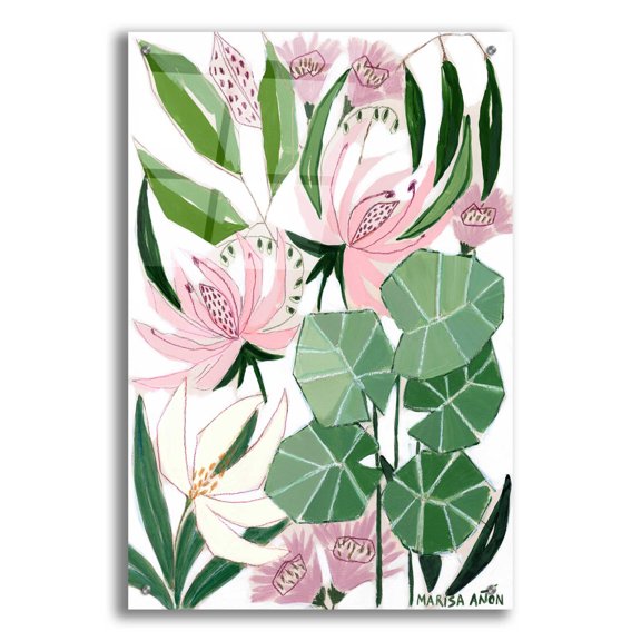 Epic Art 'Bohemia 1' by Marisa Anon, Acrylic Glass Wall Art, 24"x36"