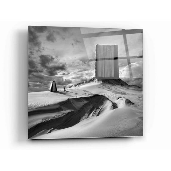 Epic Art 'Bookland' by Dariusz Klimczak, Acrylic Glass Wall Art, 12"x12"