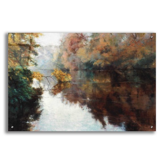 Epic Art 'Branch on the Charles' by Esther Engelman, Acrylic Glass Wall Art, 36"x24"