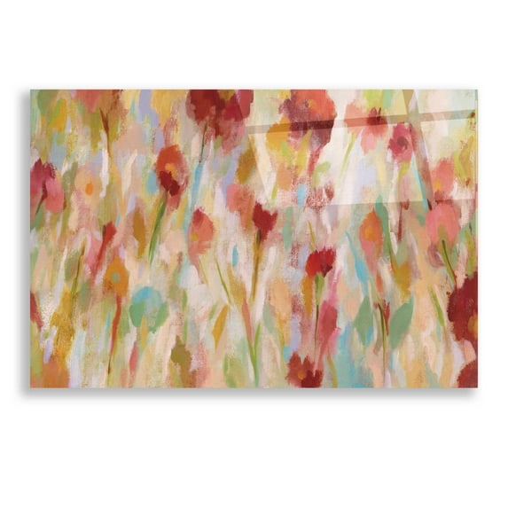 Epic Art 'Breezy Floral I' by Silvia Vassileva, Acrylic Glass Wall Art, 24"x16"