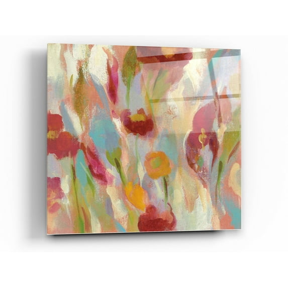 Epic Art 'Breezy Floral III' by Silvia Vassileva, Acrylic Glass Wall Art, 24"x24"