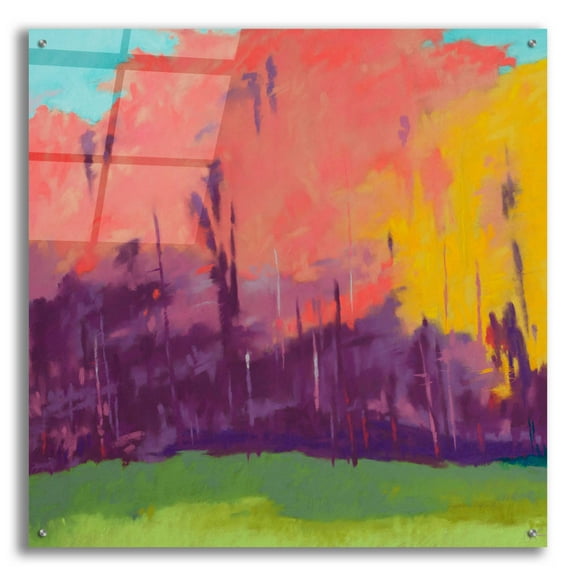 Epic Art 'Bright View No. 2' by Mike Kelly, Acrylic Glass Wall Art, 36"x36"