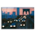 thumbnail image 1 of Epic Art 'Brooklyn Bridge Evening' by James Wiens, Acrylic Glass Wall Art, 36"x24", 1 of 8