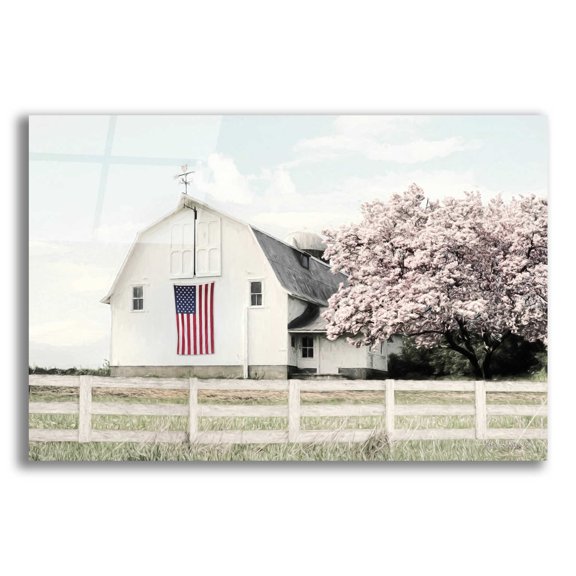 Epic Art 'Brownsville Patriot' by Lori Deiter Acrylic Glass Wall Art, 24"x16"