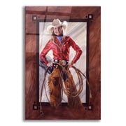 Epic Art 'Bustin' Out' by J. E. Knauf, Acrylic Glass Wall Art, 12"x16"
