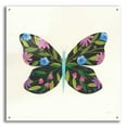 thumbnail image 1 of Epic Art 'Butterfly Garden III by Courtney Prahl, Acrylic Glass Wall Art, 36"x36", 1 of 8