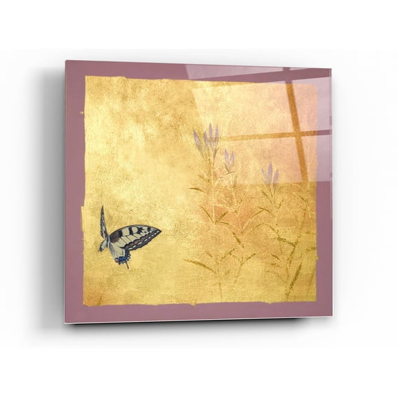 Epic Art 'Butterfly R' by Zigen Tanabe, Acrylic Glass Wall Art, 36"x36"