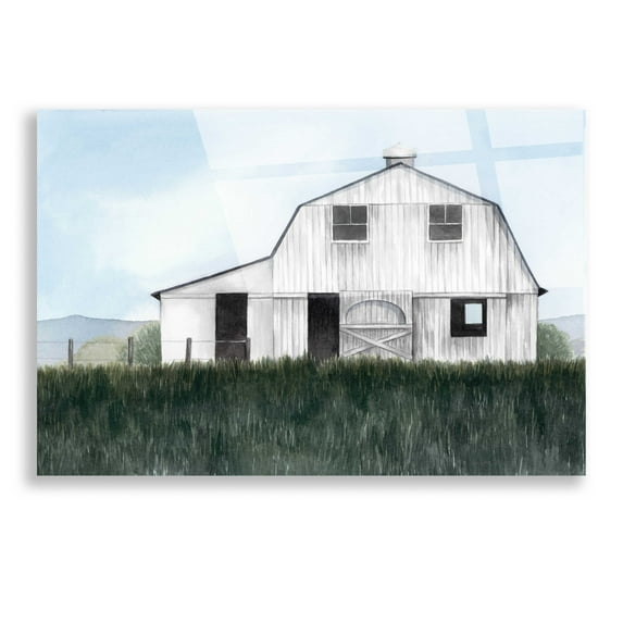 Epic Art 'Bygone Barn II' by Grace Popp, Acrylic Wall Glass, 16"x12"