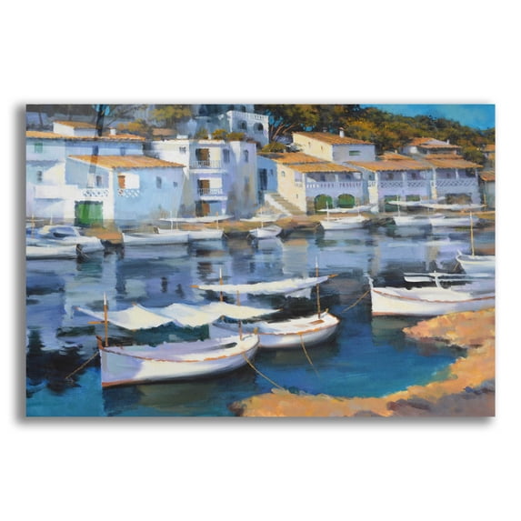 Epic Art 'Cala Figuera' by Alex Hook Krioutchkov, Acrylic Glass Wall Art, 16"x12"