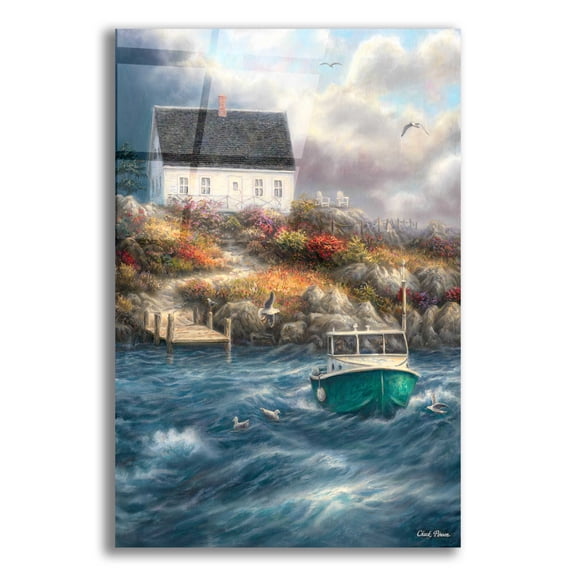 Epic Art 'Cape Cod Afternoon' by Chuck Pinson, Acrylic Glass Wall Art, 12"x16"