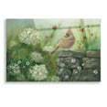thumbnail image 1 of Epic Art 'Cardinal & Hydrangeas' by Pam Britton, Acrylic Glass Wall Art, 16"x12", 1 of 3