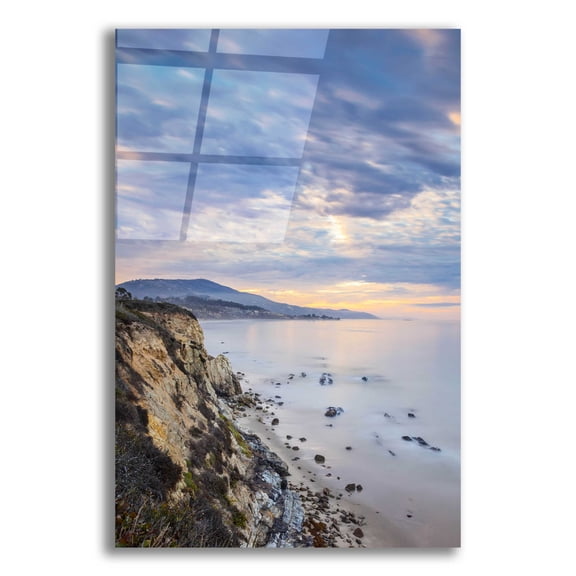 Epic Art 'Carpinteria Bluffs II' by Chris Moyer, Acrylic Glass Wall Art, 12"x16"