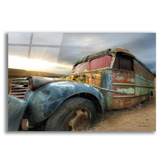 Epic Art 'Catch a Ride' by Lori Deiter Acrylic Glass Wall Art, 24"x16"