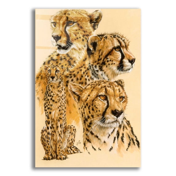 Epic Art 'Celerity' by Barbara Keith, Acrylic Glass Wall Art, 16"x24"