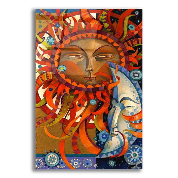 Epic Art 'Celestial Courtship' by David Galchutt, Acrylic Glass Wall Art, 24"x36"