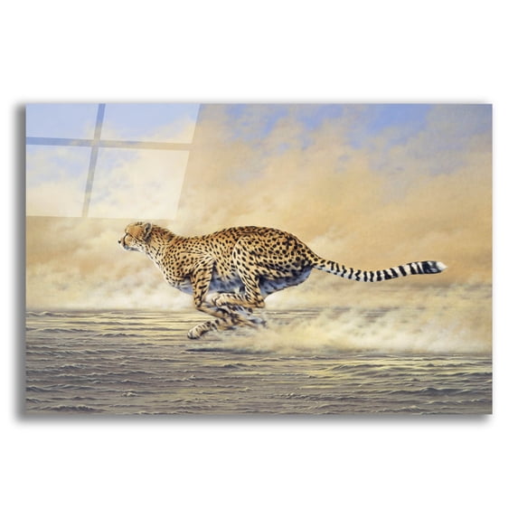 Epic Art 'Chasing' by Joh Naito, Acrylic Glass Wall Art, 16"x12"