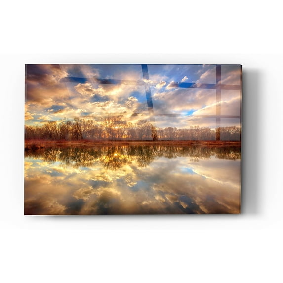 Epic Art "Chatfield Sunrise" by Darren White, Acrylic Glass Wall Art, 24"x36"