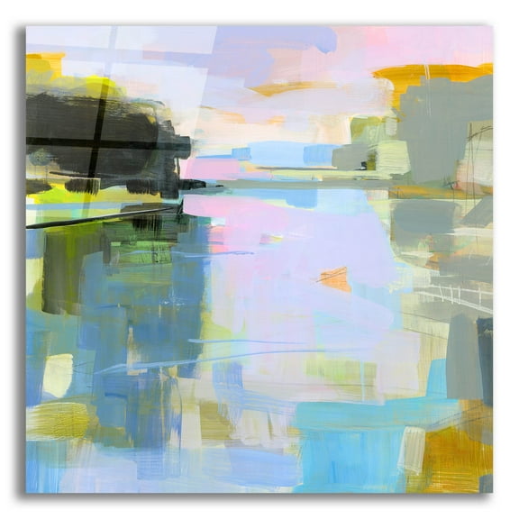 Epic Art ' Chauncey Creek' by Kathleen Robbins, Acrylic Glass Wall Art, 12"x12"