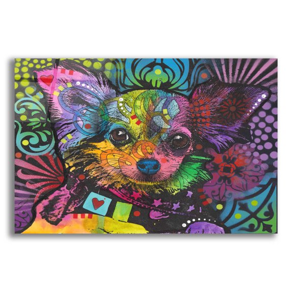 Epic Art 'Chi Chi' by Dean Russo, Acrylic Glass Wall Art, 16"x12"