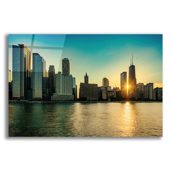 Epic Art 'Chicago - Air and Water Show' by Epic Portfolio, Acrylic Glass Wall Art, 24"x16"