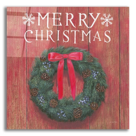 Epic Art 'Christmas Affinity VII' by James Wiens, Acrylic Glass Wall Art, 12"x12"