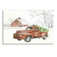 thumbnail image 1 of Epic Art 'Christmas Barn' by Cindy Jacobs, Acrylic Glass Wall Art, 16"x12", 1 of 3