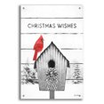 thumbnail image 1 of Epic Art 'Christmas Birdhouse' by Lori Deiter Acrylic Glass Wall Art, 24"x36", 1 of 8