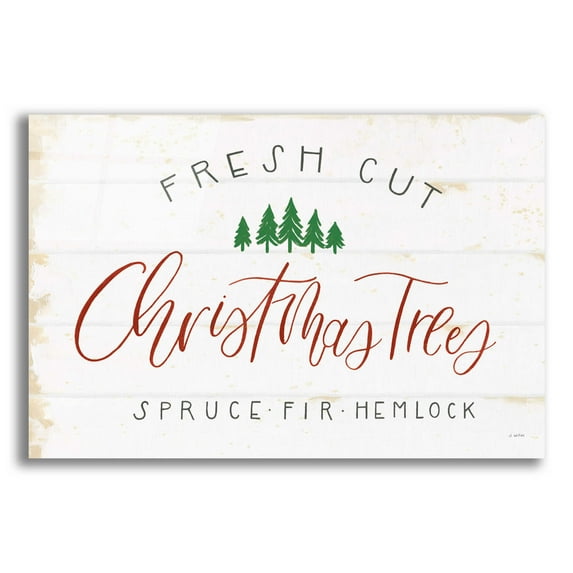 Epic Art 'Christmas Farm V' by James Wiens, Acrylic Glass Wall Art, 16"x12"