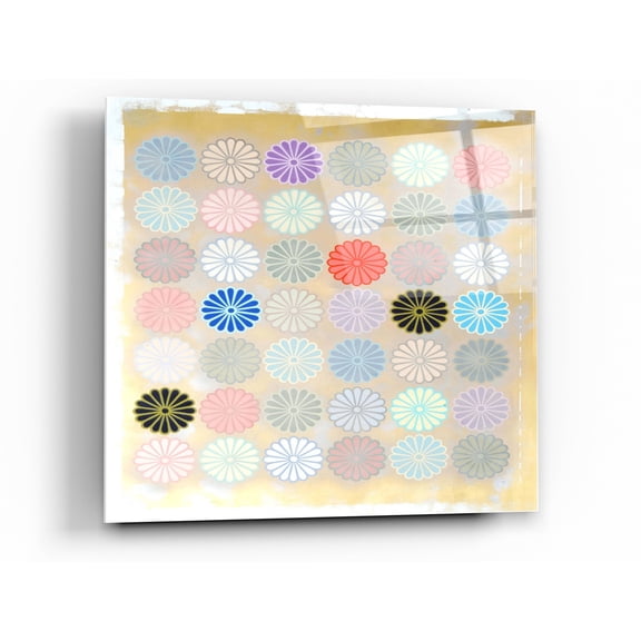 Epic Art 'Chrysanthemum Mark' by Zigen Tanabe, Acrylic Glass Wall Art, 12"x12"