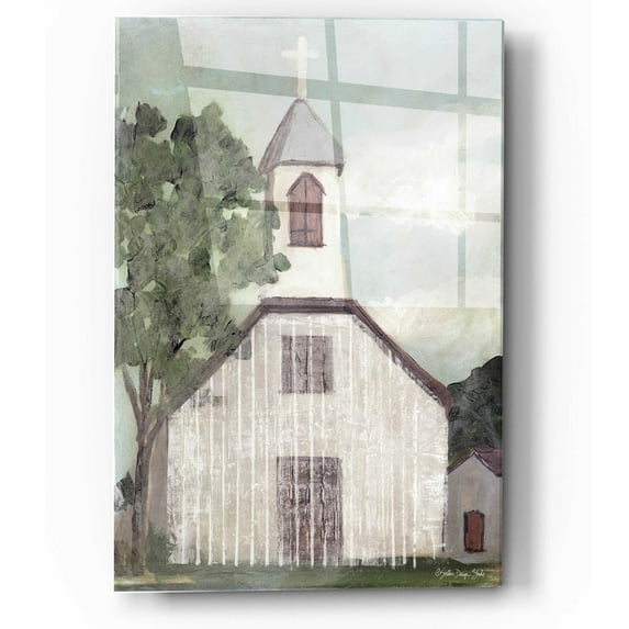 Epic Art 'Church 2' by Stellar Design Studio, Acrylic Glass Wall Art, 12"x16"