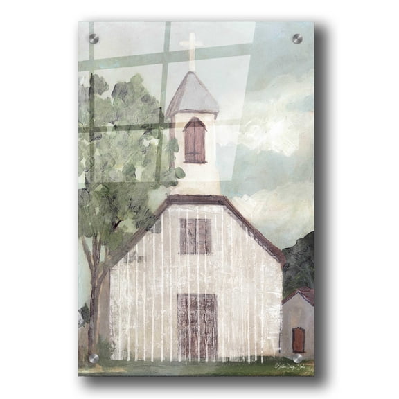 Epic Art 'Church 2' by Stellar Design Studio, Acrylic Glass Wall Art, 24"x36"