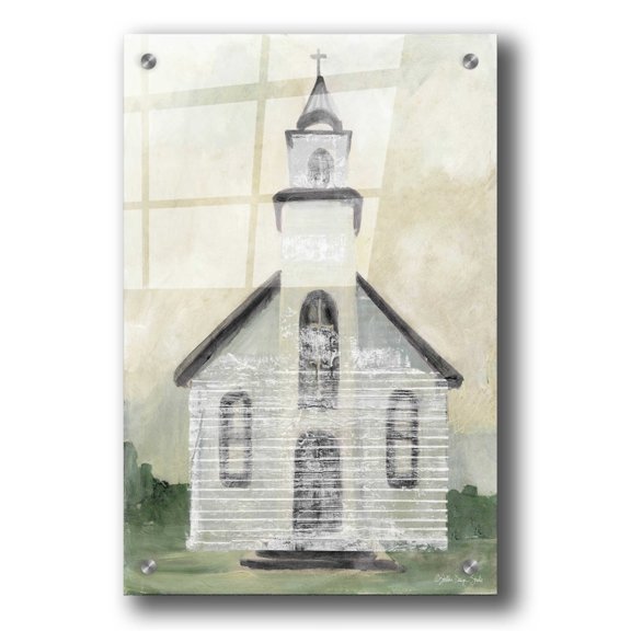Epic Art 'Church 4' by Stellar Design Studio, Acrylic Glass Wall Art, 24"x36"