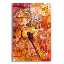 Epic Art 'Circus 1' by Oxana Zaika Acrylic Glass Wall Art, 16" x 24"